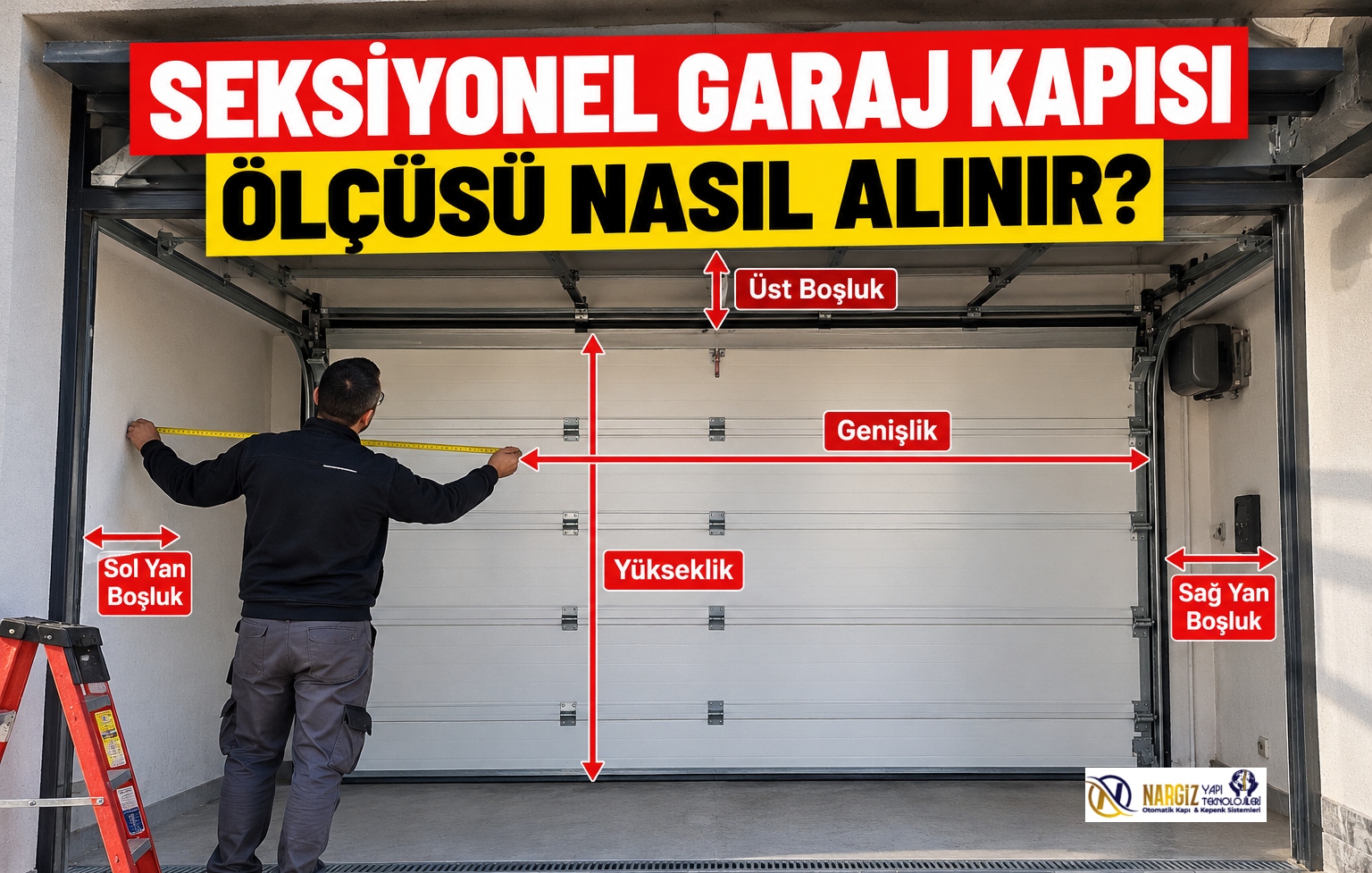 Seksiyonel Garaj Kapısı Ölçüsü Nasıl Alınır?
