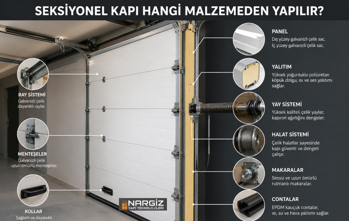 Seksiyonel Kapı Hangi Malzemeden Yapılır?