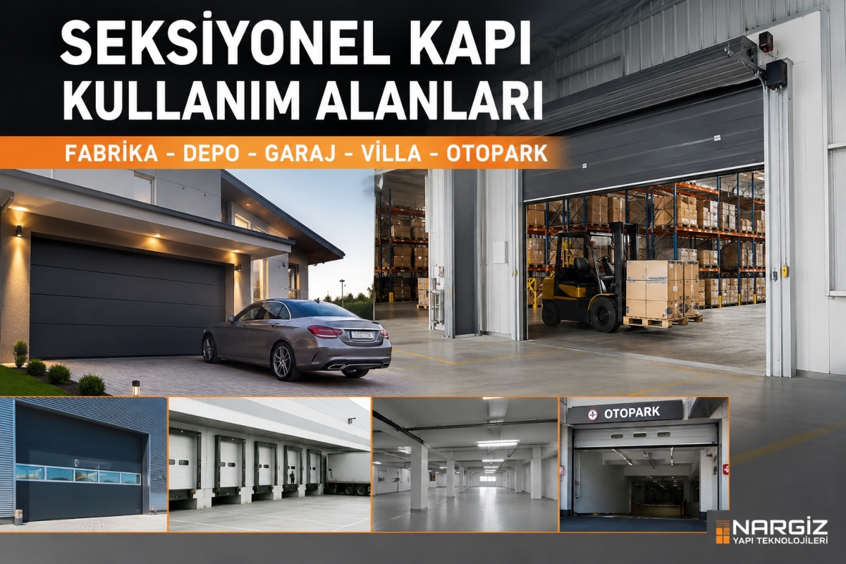 Seksiyonel Kapı Kullanım Alanları