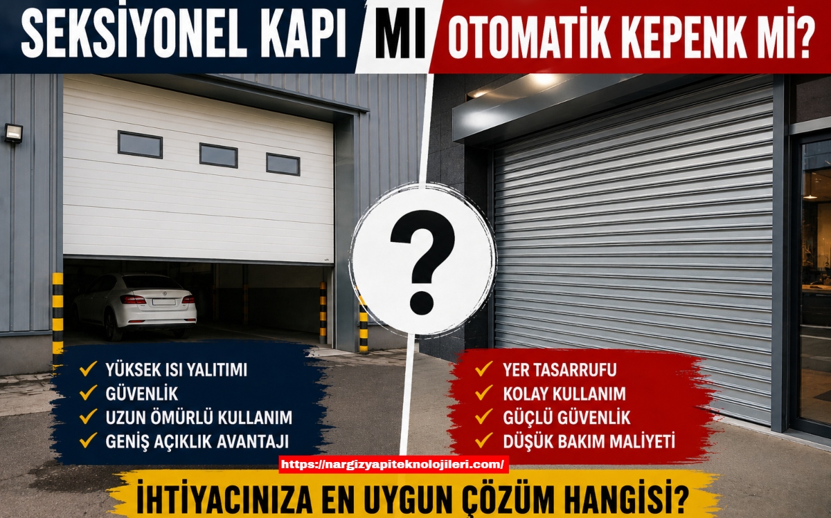 Seksiyonel Kapı mı Otomatik Kepenk mı?